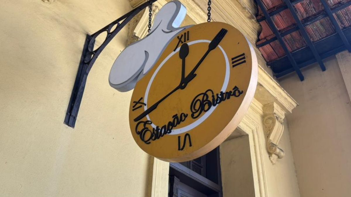 O Estação Bistrô, no bairro do Valongo, em Santos, foi oficialmente reinaugurado após ampla reforma e modernização. Reprodução/Isabella Fernandes
