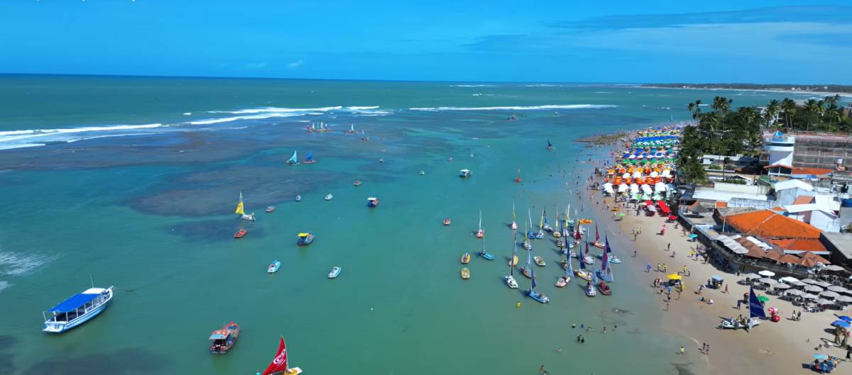 Já imaginou visitar um lugar com status de paraíso? Esse destino existe e está no litoral brasileiro - Reprodução/@Fabi Cassol | Minha Praia Viajar