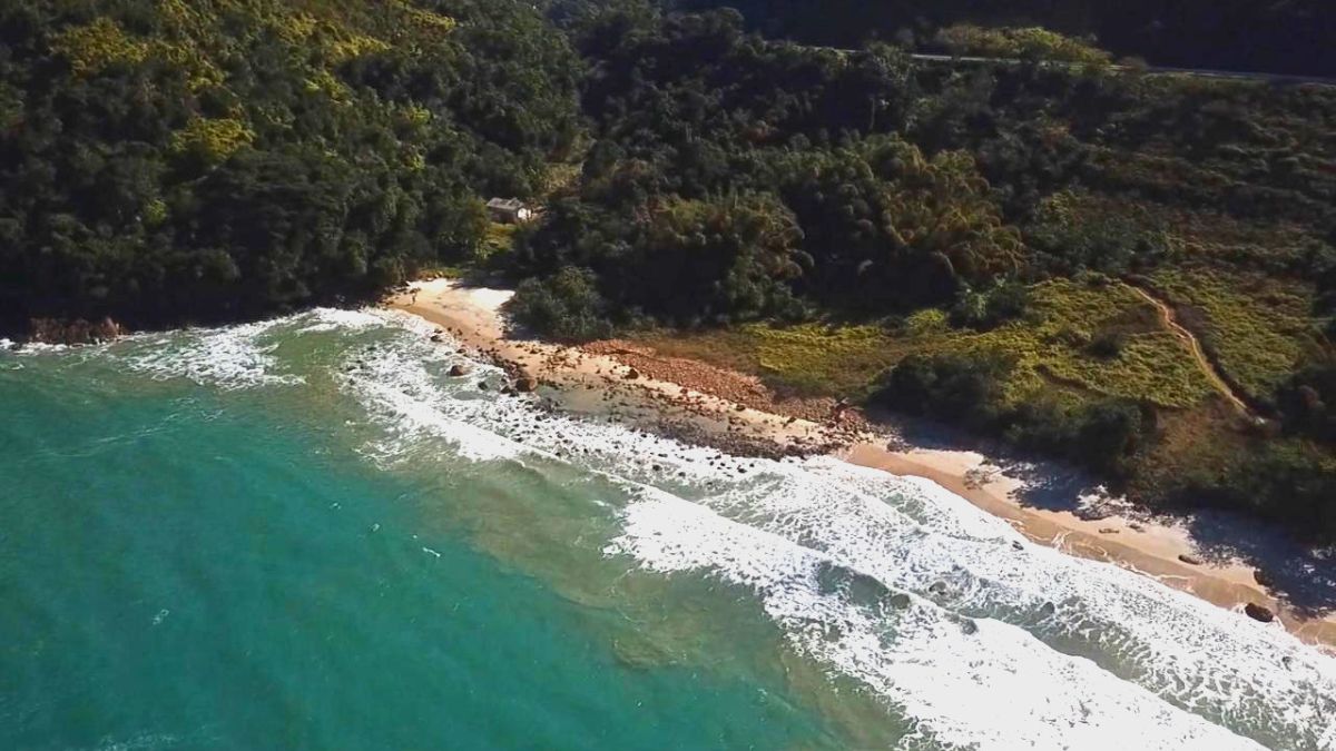 A Praia do Léo está localizada em Ubatuba, no Litoral Norte de São Paulo, e é considerada uma das últimas praias rústicas e preservadas da região / Fotos: Reprodução Youtube/Ubatuba e o mundo