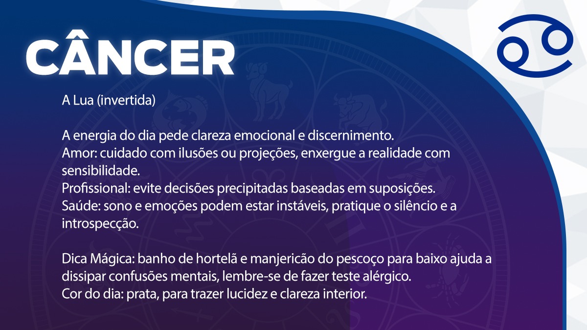 Previsão para Câncer / Arte/DL