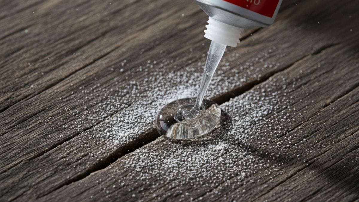 A combinação dos dois ingredientes endurece quase instantaneamente, selando fendas e aumentando a durabilidade/ Gerada por IA/Gemini