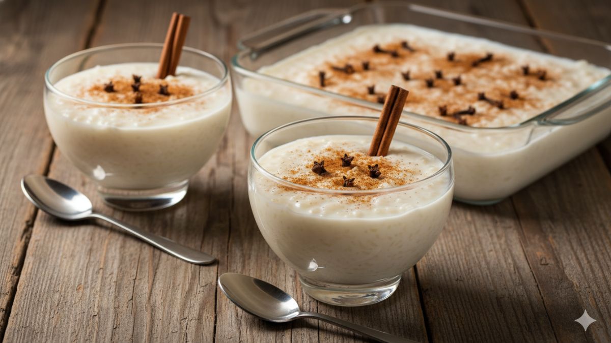 Arroz doce com cravo e canela, sobremesa que combina aroma e conforto/ Gerado por IA/Gemini