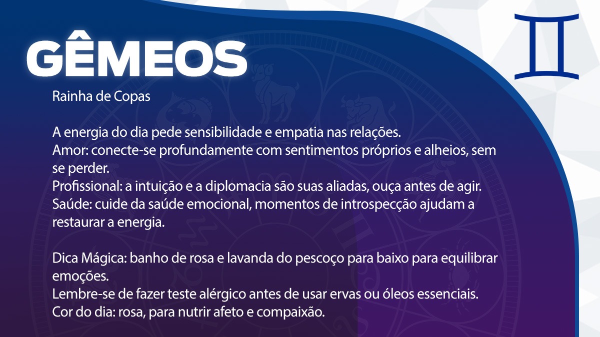 Previsão para Gêmeos / Arte/DL