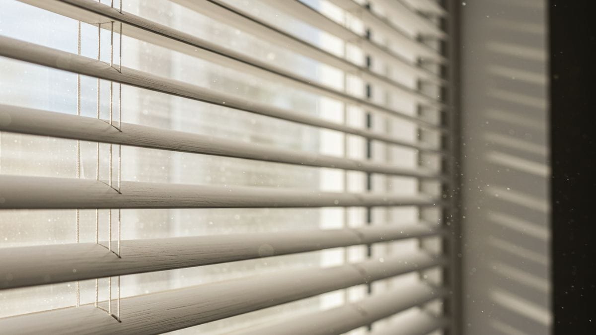 Seguindo os cuidados indicados a persiana mantém sua aparência por muito mais tempo