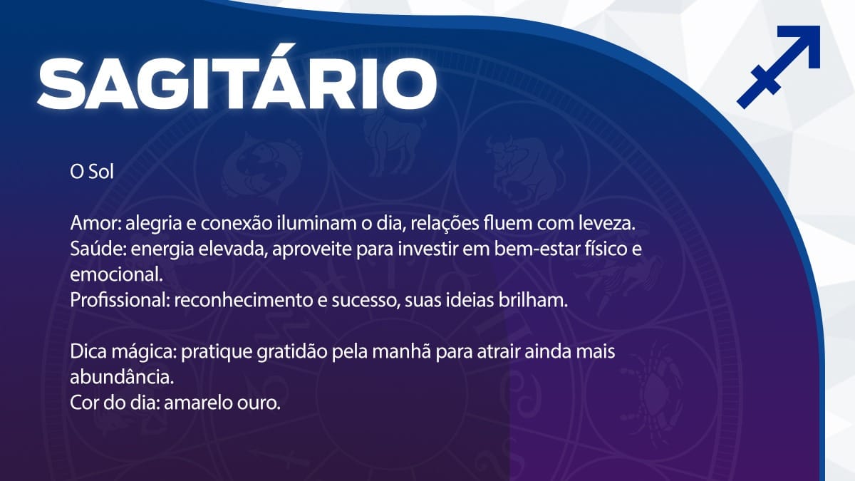 Previsão para Sagitário / Arte/DL