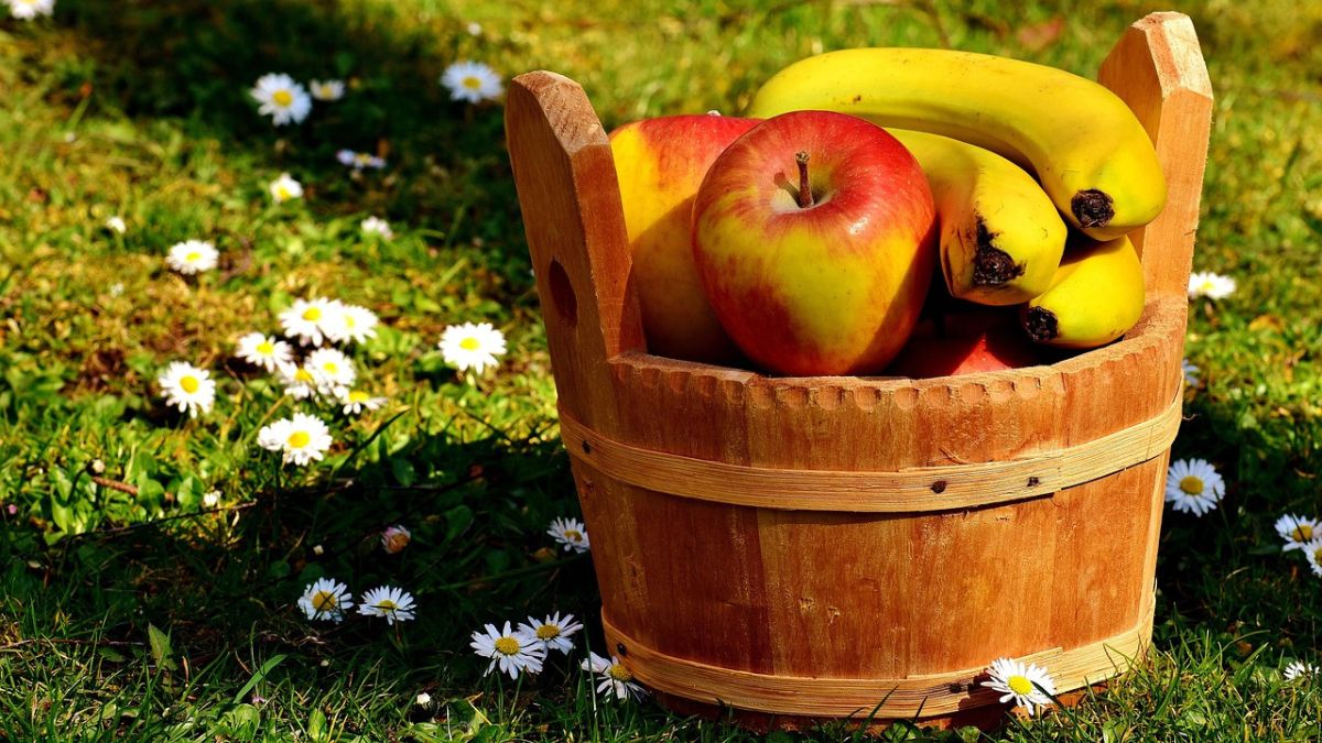 Frutas como maçãs e bananas estão entre as principais fontes alimentares de silício, ajudando a manter o equilíbrio do organismo/ Alexa/Pixabay