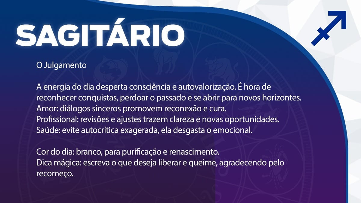 Previsão para Sagitário / Arte/DL