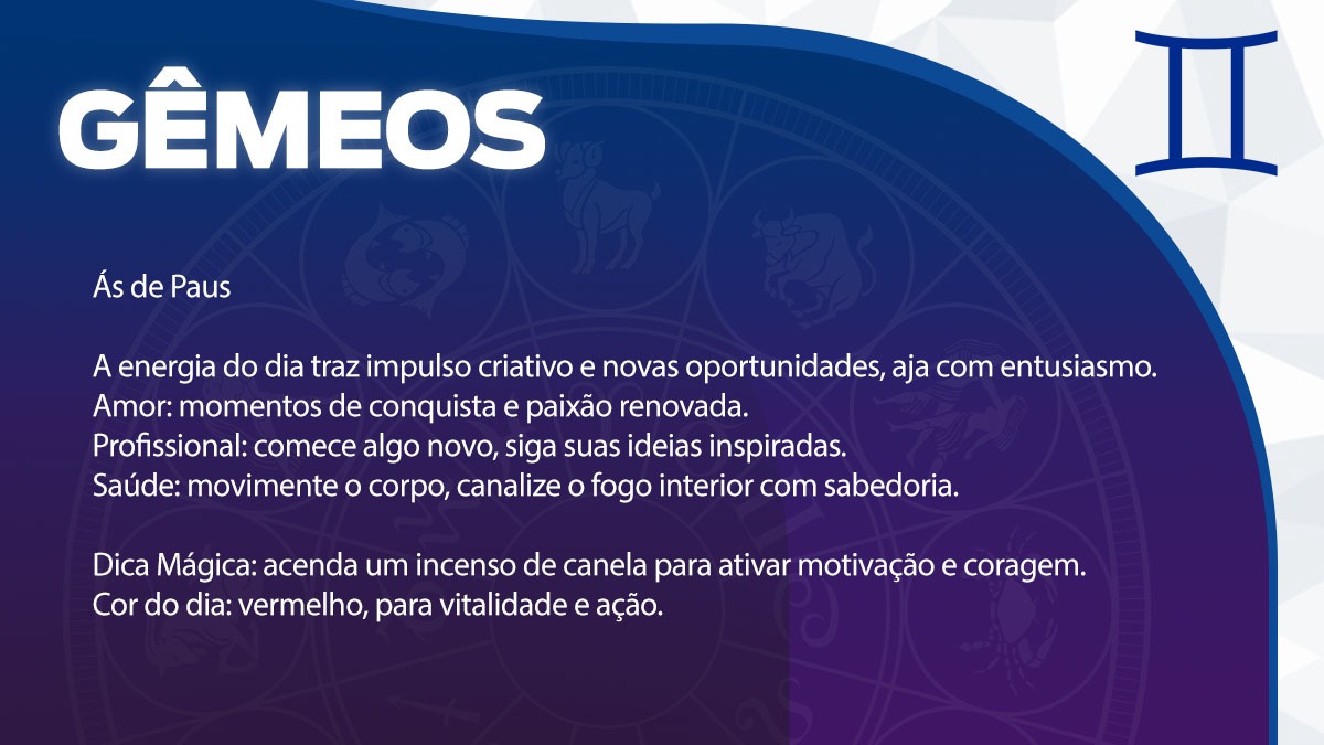 Previsão para Gêmeos / Arte/DL