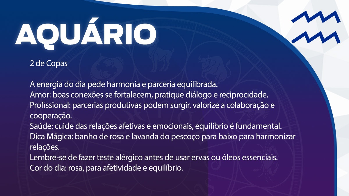 Previsão para Aquário/ Arte/DL
