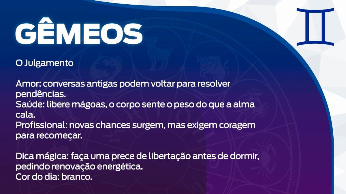 Previsão para Gêmeos / Arte/DL
