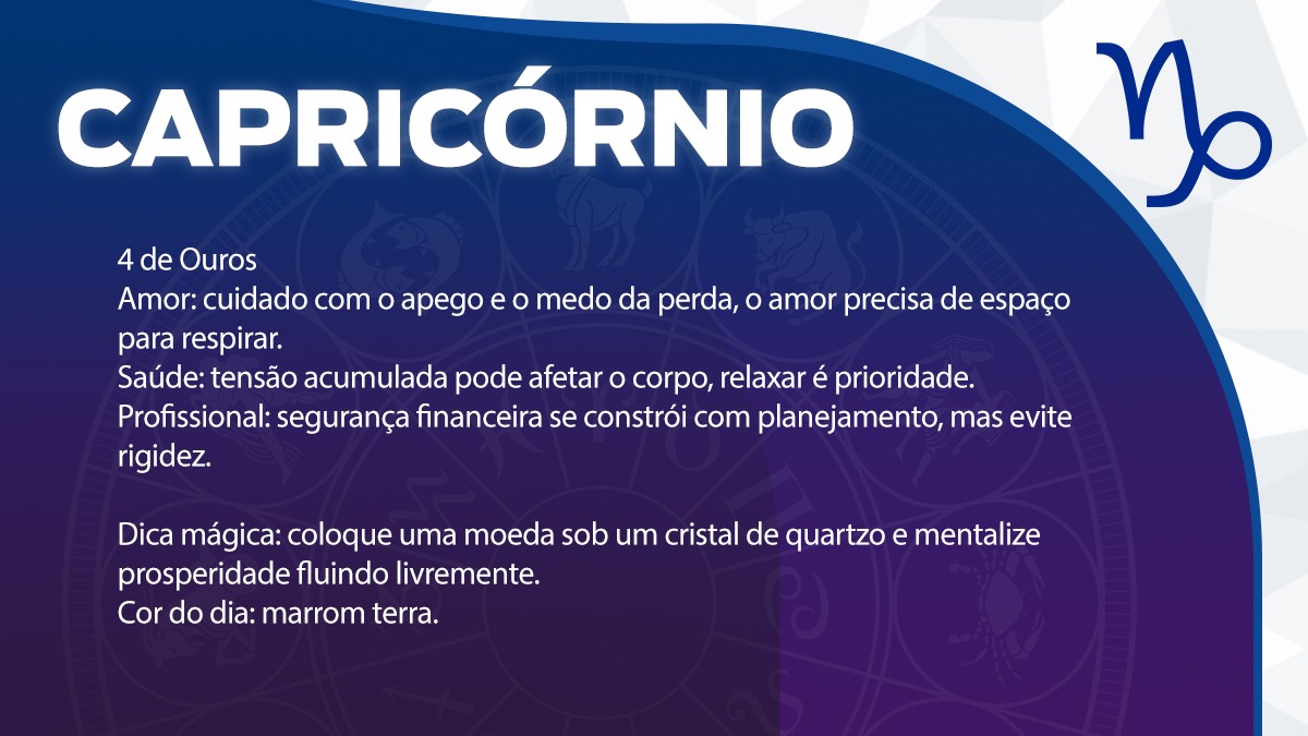 Previsão para Capricórnio / Arte/DL