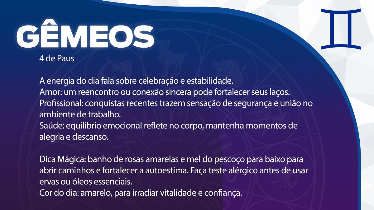 Previsão para Gêmeos / Arte/DL