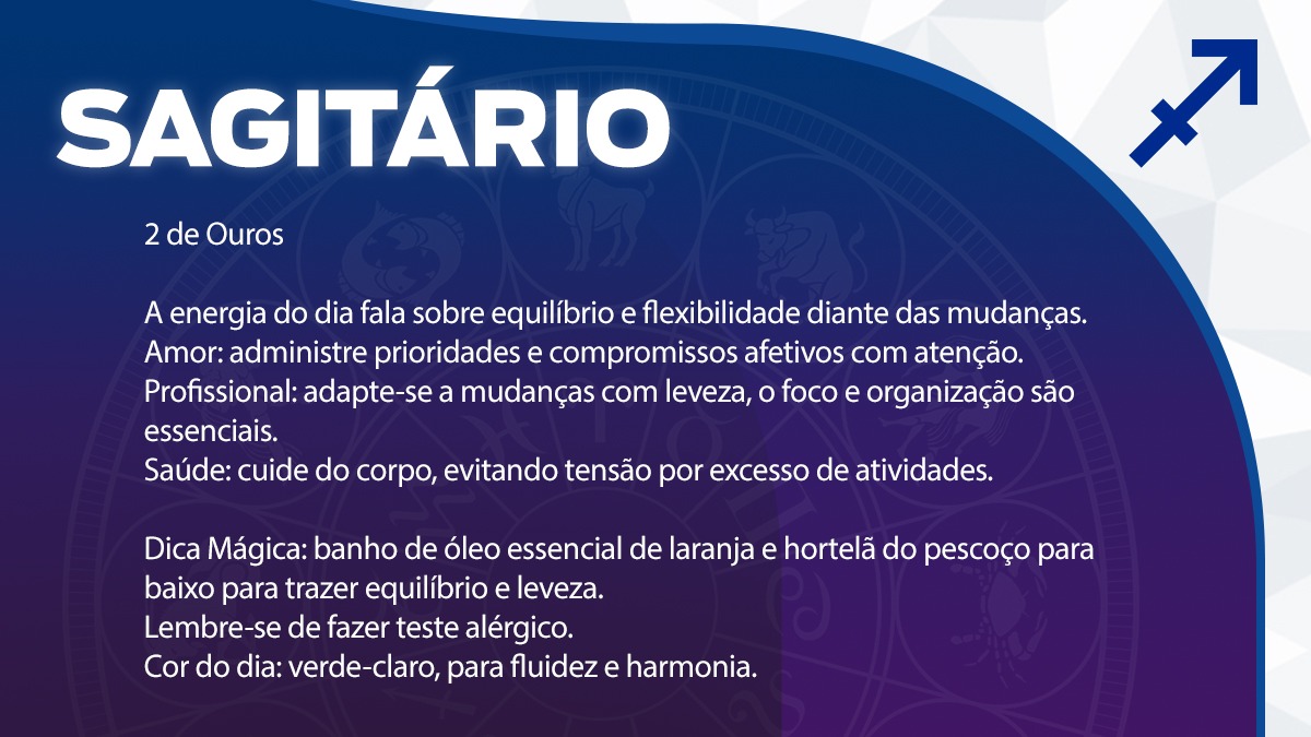 Previsão para Sagitário / Arte/DL