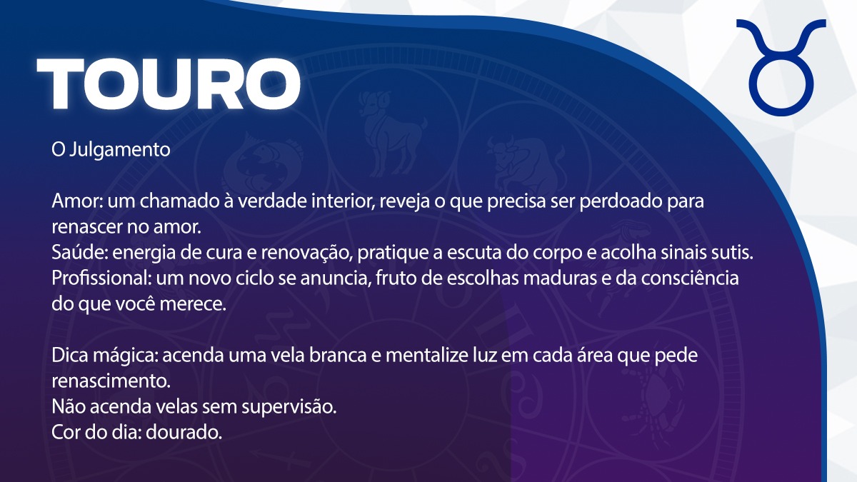 Previsão para Touro / Arte/DL