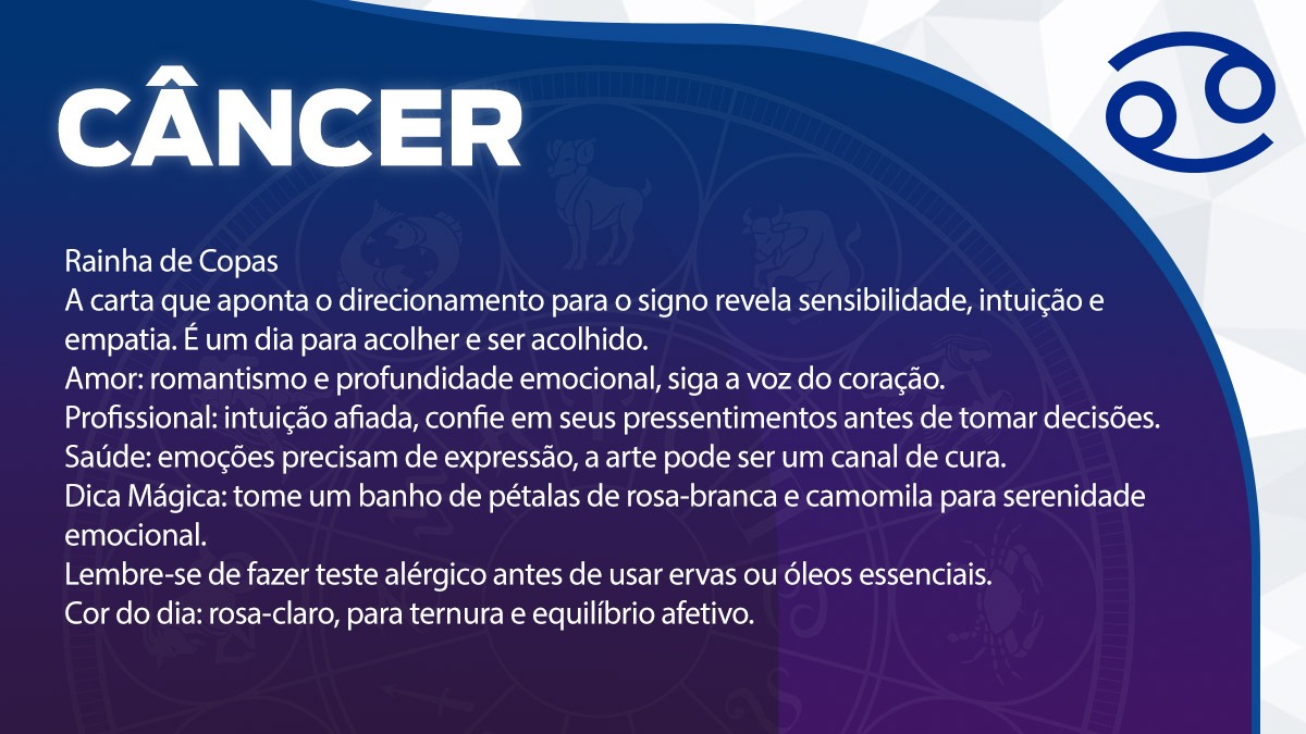 Previsão para Câncer / Arte/DL
