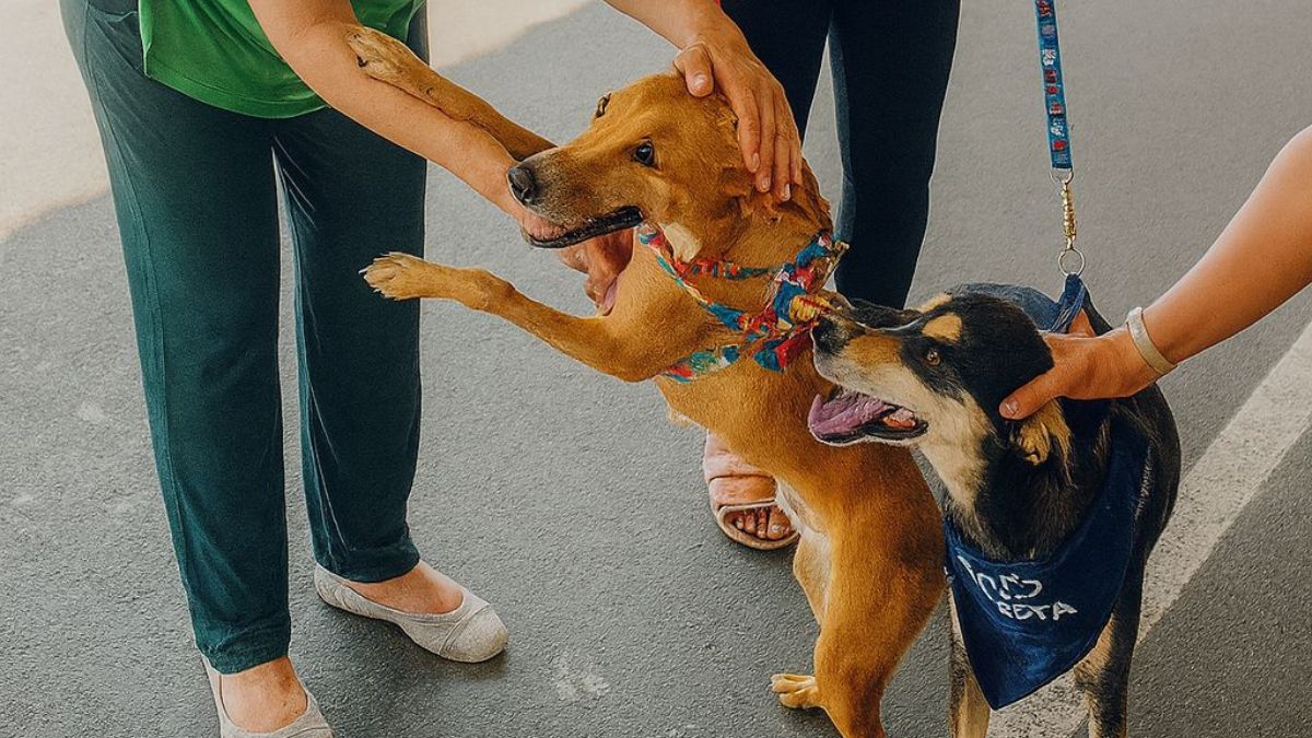 Ao todo, dez cães adultos (machos e fêmeas) estarão disponíveis para adoção