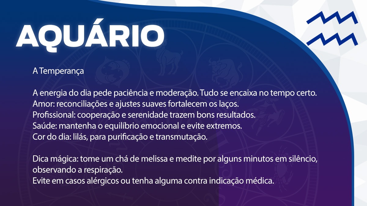 Previsão para Aquário / Arte/DL