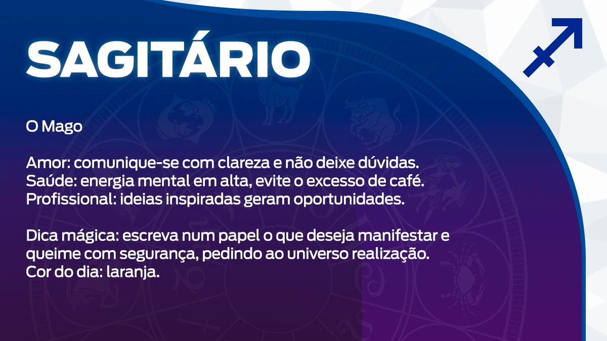 Previsão para Sagitário / Arte/DL