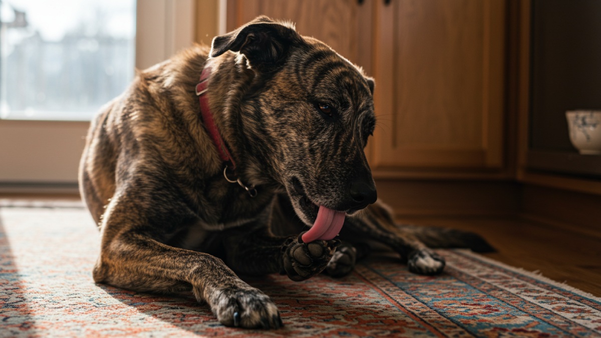 Decodificando o desconforto: a lambedura excessiva nas patas pode ser o que o seu cão usa para pedir socorro. Saiba como agir