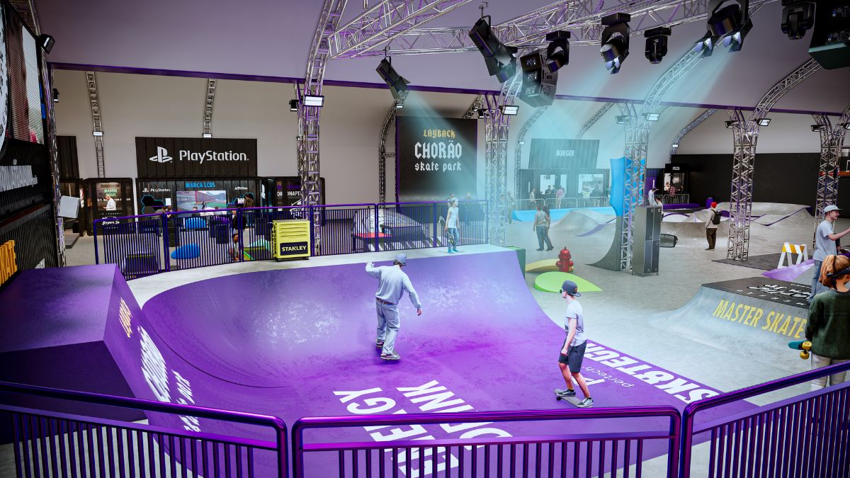 Skate Park oferece aulas para iniciantes e espaço para competições profissionais (Divulgação)