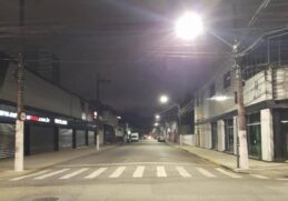 Santos encerrou 2024 com 4.743 pontos de iluminação pública modernizados com LED