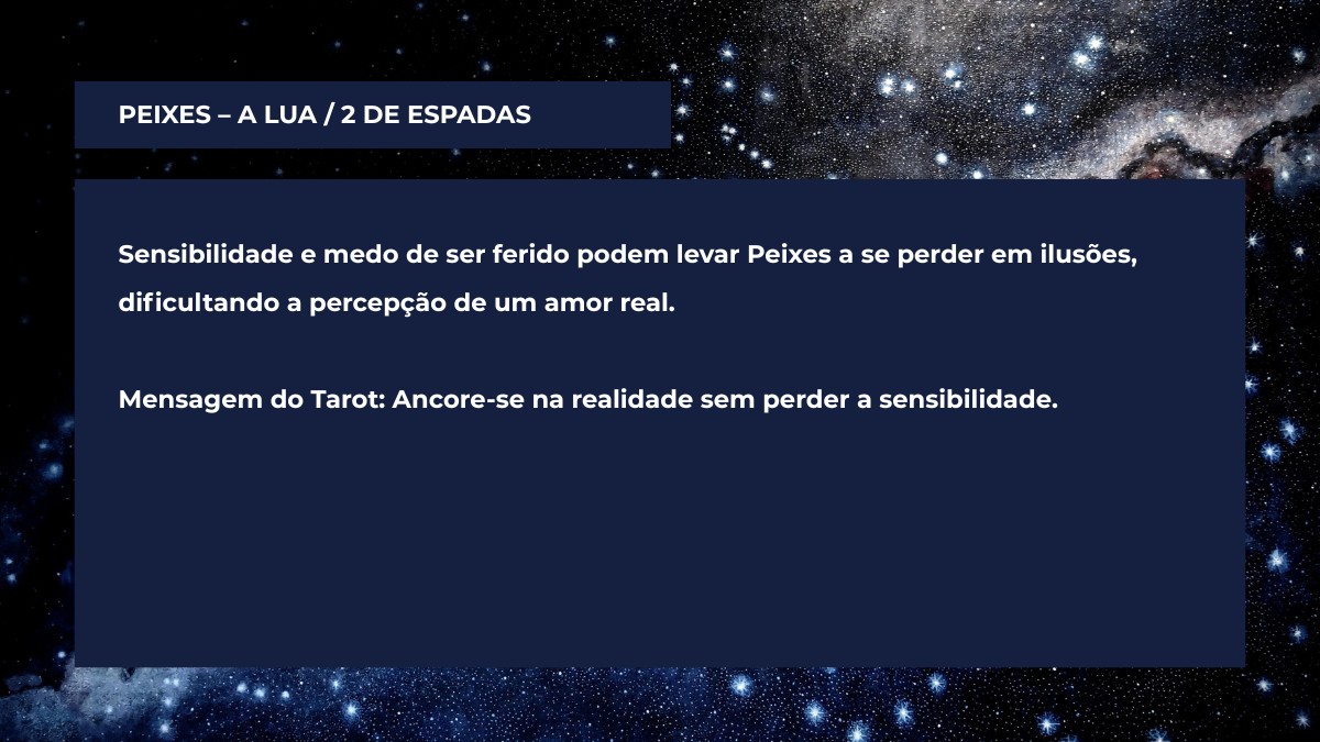Como o signo de Peixes se sabota no amor, segundo o Tarot Terapêutico / Arte/DL
