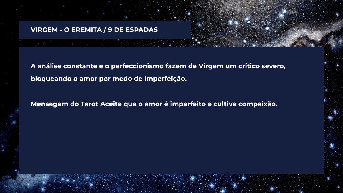 Como o signo de Virgem se sabota no amor, segundo o Tarot Terapêutico / Arte/DL
