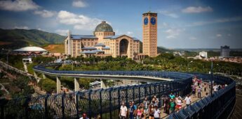 A famosa Basílica de Aparecida do Norte