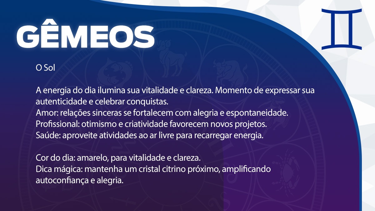 Previsão para Gêmeos / Arte/DL