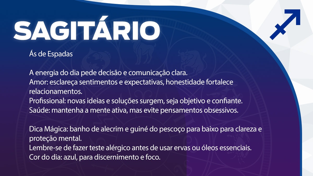 Previsão para Sagitário / Arte/DL