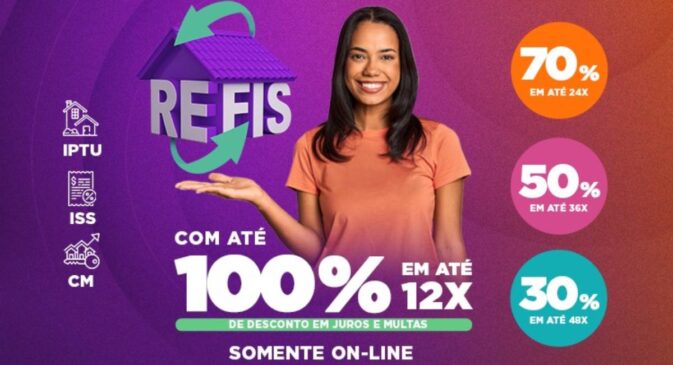 As parcelas não poderão ser menores que R$ 100,00 para pessoas físicas e R$ 250,00 para pessoas jurídicas