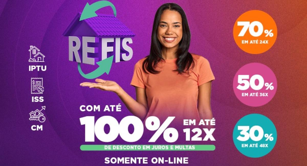 As parcelas não poderão ser menores que R$ 100,00 para pessoas físicas e R$ 250,00 para pessoas jurídicas