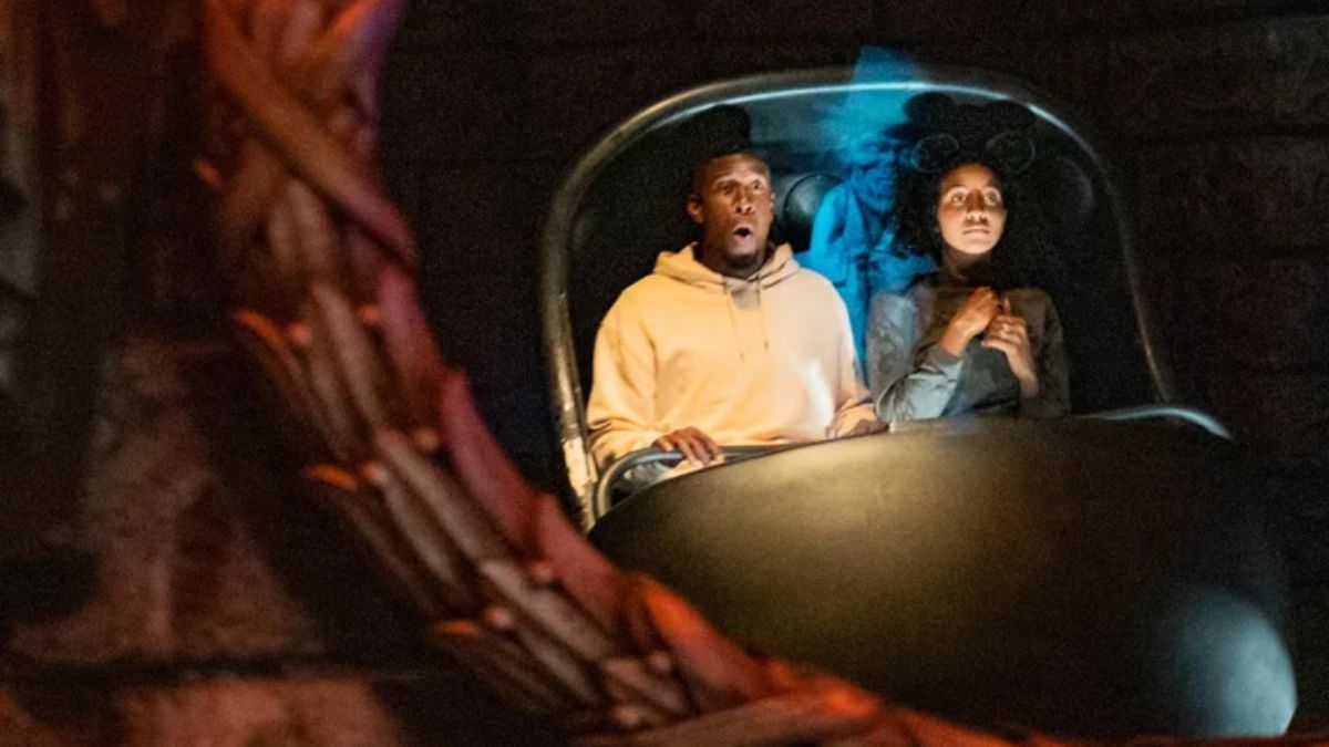 A idosa teria sofrido um ataque cardíaco na atração horripilante