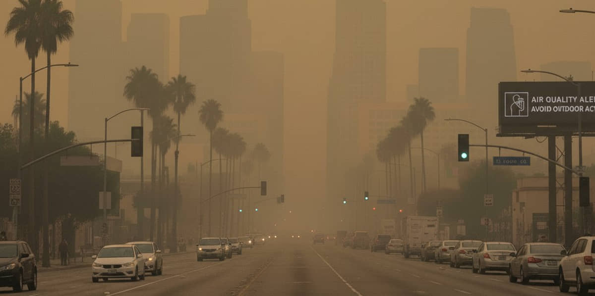 Poluição toma conta da Califórnia, que pede para as pessoas ficarem em casa / Foto ilustrativa