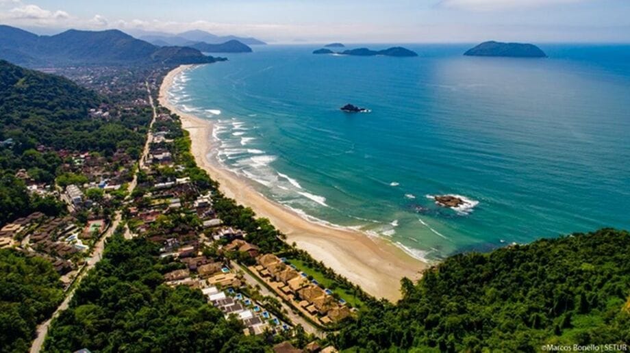 Segundo levantamentos técnicos, praias como Maresias, Juquehy (foto), Baleia e Cambury foram algumas das mais afetadas / Foto: Divulgação