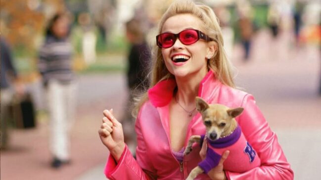 Reese Witherspoon em cena de 'Legalmente Loira'