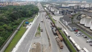 O objetivo é melhorar o fluxo de caminhões e racionalizar o acesso ao maior porto da América Latina