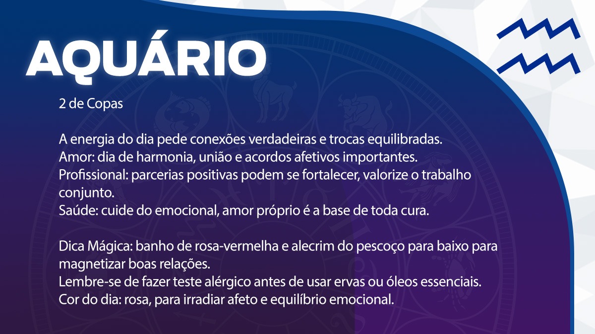 Previsão para Aquário / Arte/DL