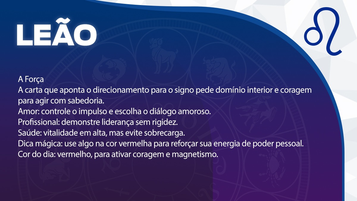Previsão para Leão / Arte/DL