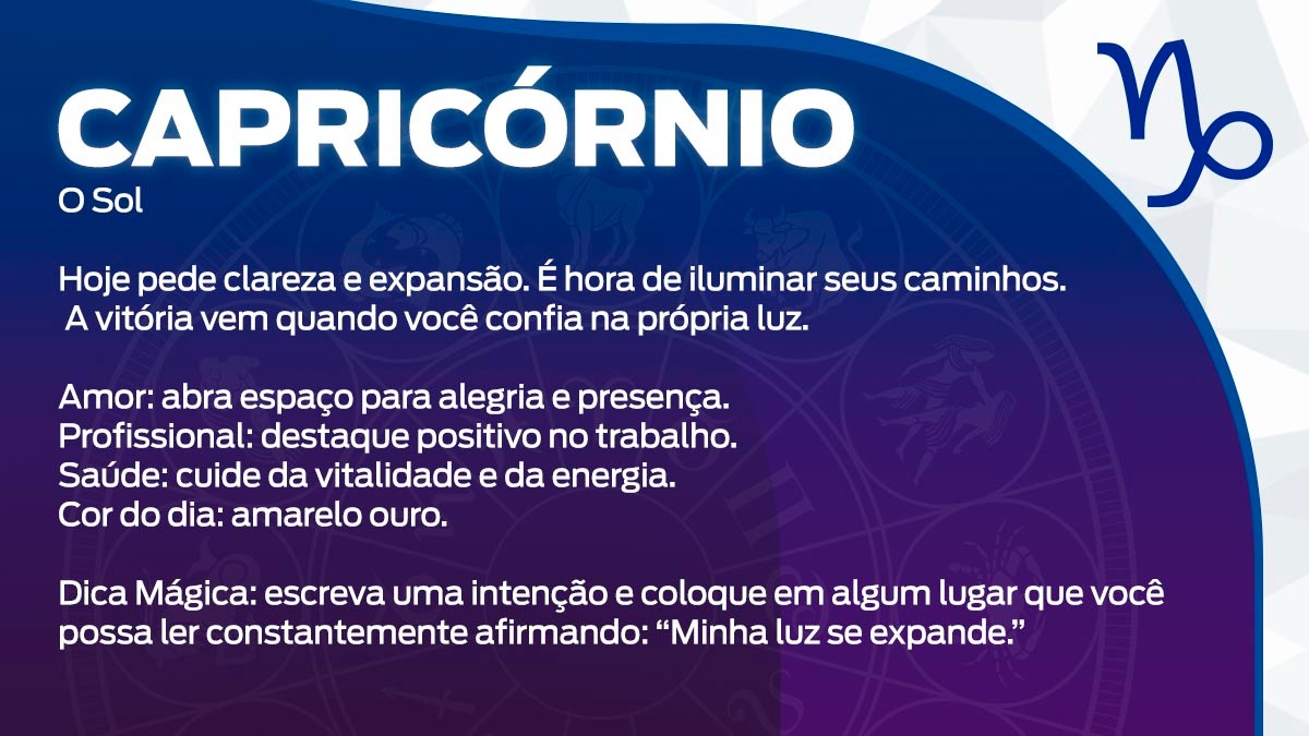 Previsão para Capricórnio / Arte/DL