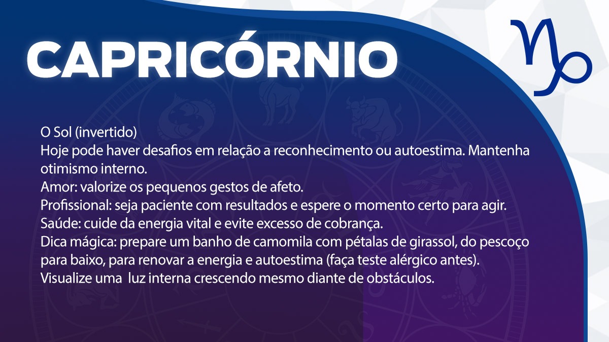 Previsão para Capricórnio / Arte/DL