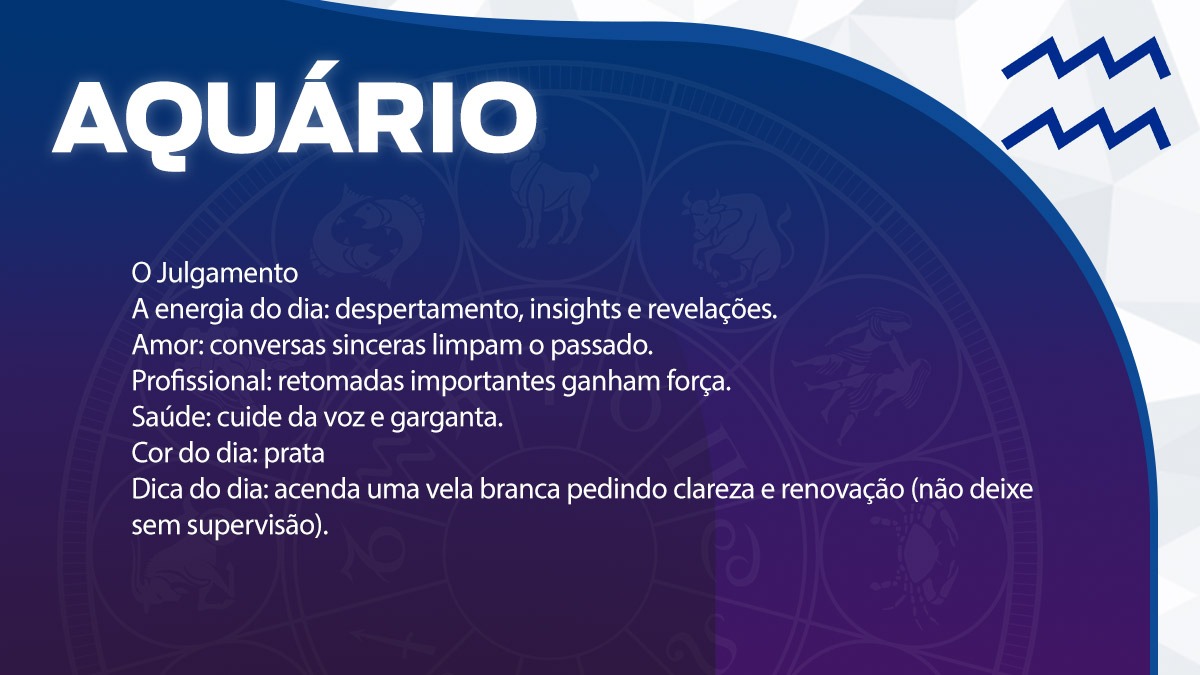 Previsão para Aquário / Arte/DL