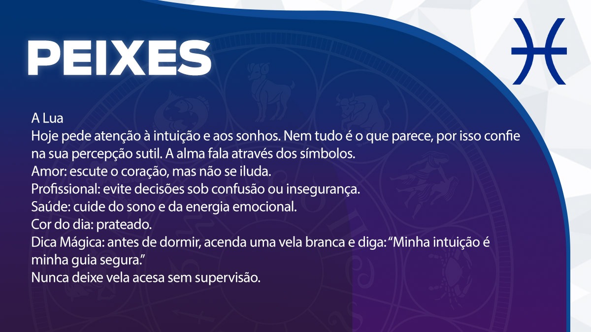 Previsão para Peixes / Arte/DL