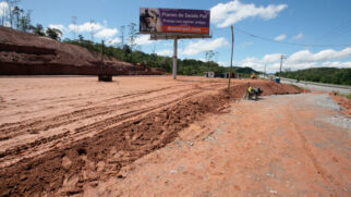 A reportagem esteve no local e registrou imagens do novo posto, que ainda está em fase inicial de construção