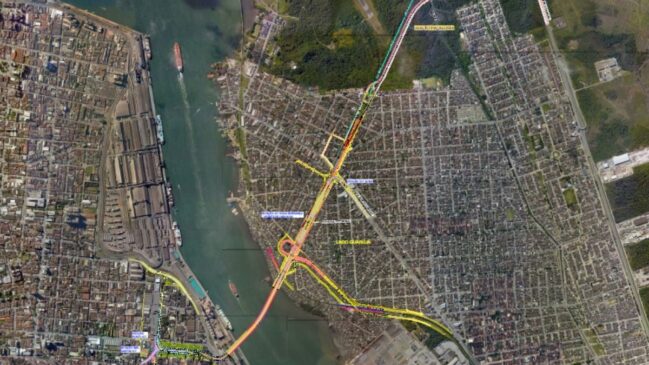 A ligação seca entre Santos e Guarujá é uma demanda que remonta a 1927