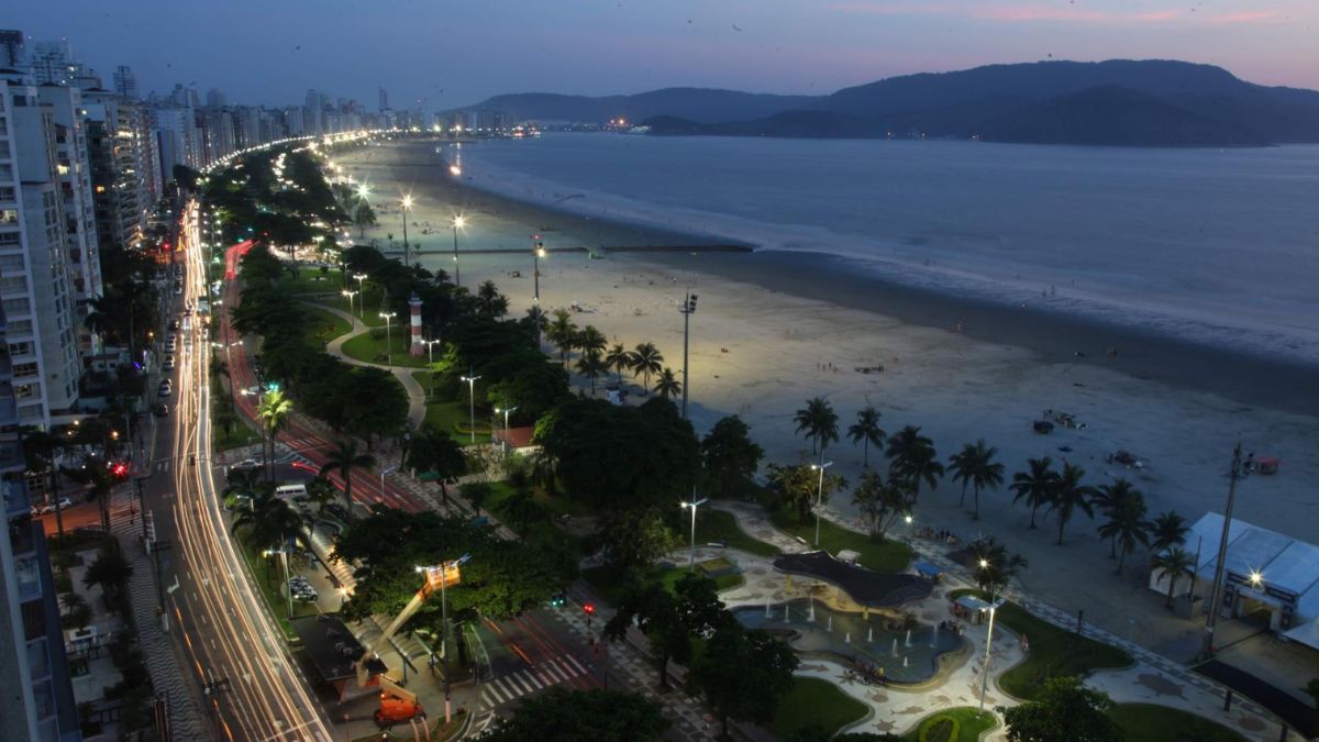 Segundo a administração municipal de Santos, a infração mais comum é transitar em velocidade superior à máxima permitida em até 20% (PMS/Divulgação)