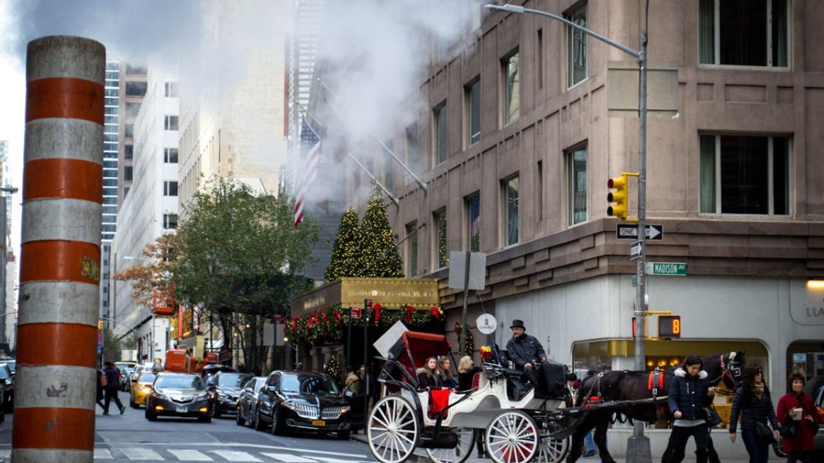 Cenário da grande maioria dos filmes com temática natalina, durante essa época do ano, Nova York se torna uma das principais cidades quando se trata de comemorações de Natal (Imagem Meramente Ilustrativa/Candid-Flaneur/Pexels)