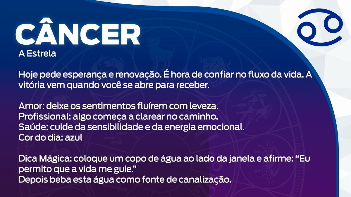 Previsão para Câncer / Arte/DL