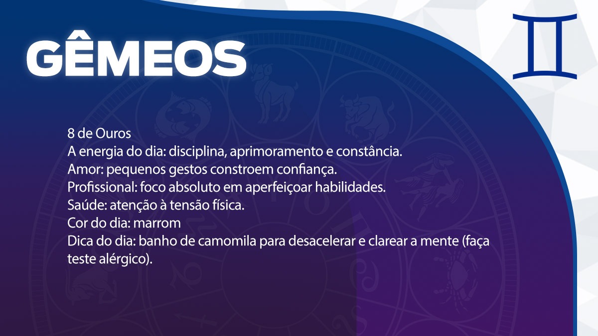 Previsão para Gêmeos / Arte/DL