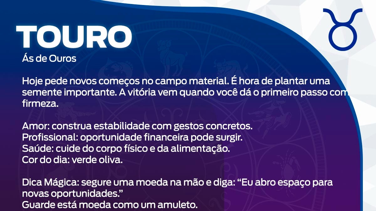 Previsão para Touro / Arte/DL